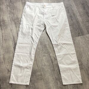 Adriano Goldschmied Everett Slim Straight White Pants